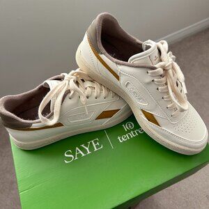 SAYE x tentree Sneakers Modelo '89 Vegan Brown Size US 7.5 EU 38 NWT